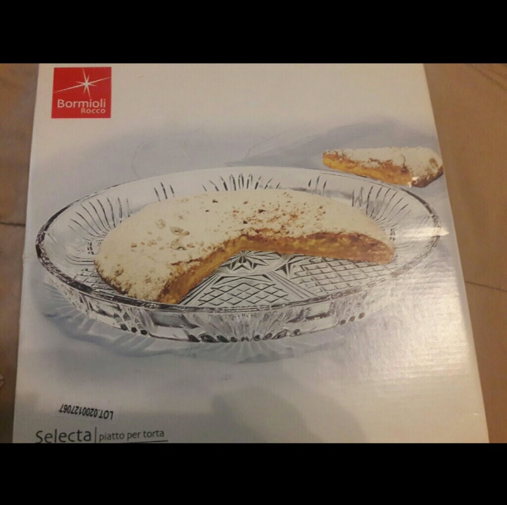Bormioli Antipasto and Pie Glass Plates